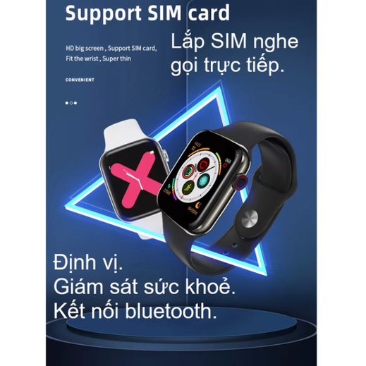 Đồng Hồ Lắp Sim : K10 Smart Watch Đồng Hồ Thông Minh Lắp Sim Nghe Gọi, Thẻ Nhớ, Nghe Nhạc Âm Thanh Rõ Ràng Pin Trâu