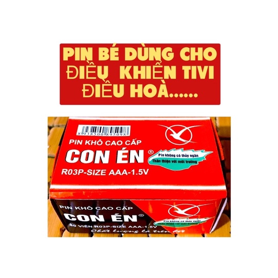 (HỘP 40 VIÊN).PIN TIỂU CON ÉN.HÀNG SỊN CÔNG TY