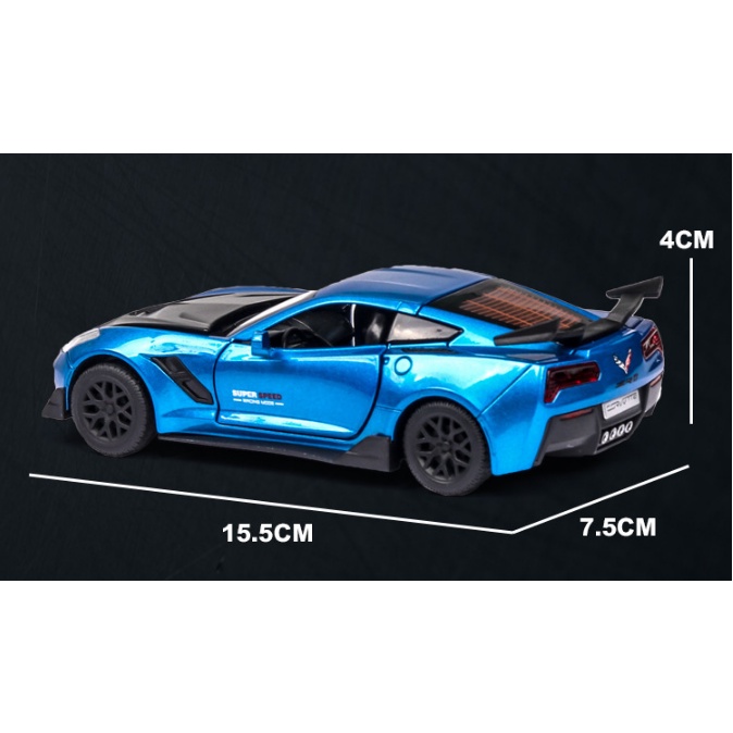 Đồ chơi mô hình, Xe mô hình hợp kim Chevrolet Corvette ZR1 tỷ lệ 1:32