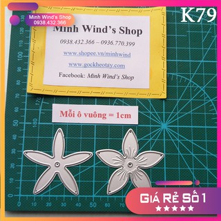 K79 - Khuôn Kim Loại Cắt Hoa Chanh, Hoa Tóc Tiên...