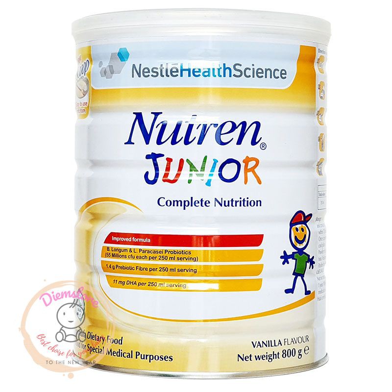 Sữa Nutren Junior 800g (1-10 tuổi)