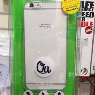 ỐP LƯNG DẺO IPHONE 6/6S HIỆU OU CASE ( TRONG SUỐT )