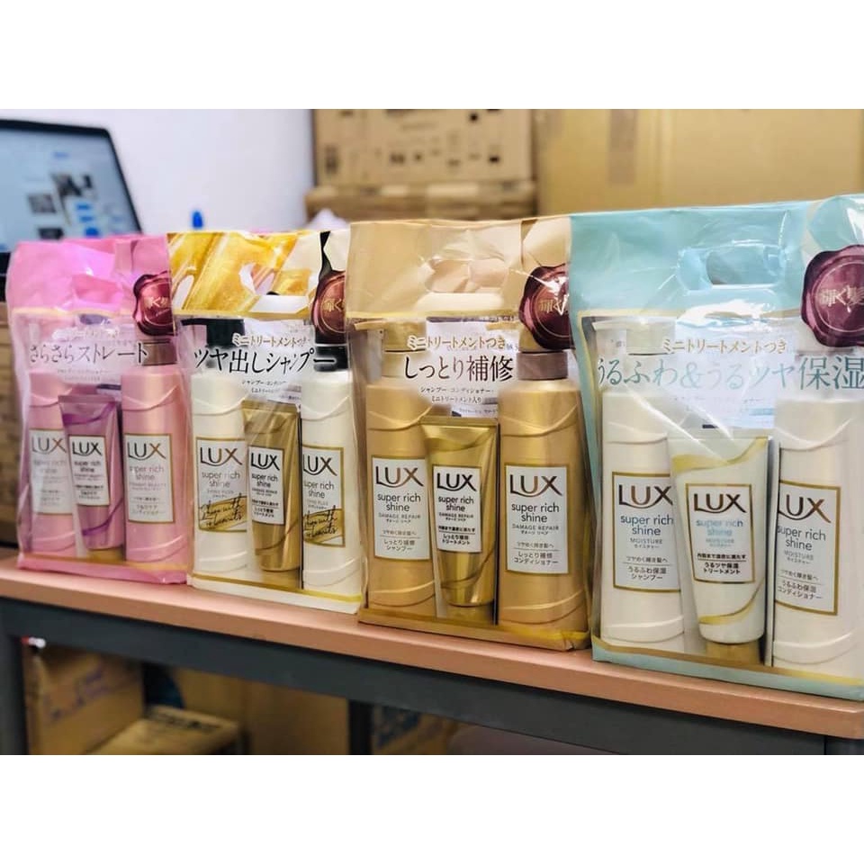 Set Dầu Gội Xả Lux Nhật - Made In Japan