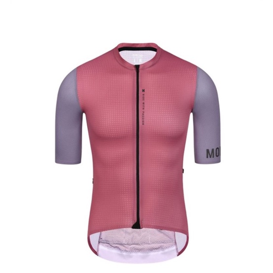 Áo đạp xe ngắn tay Monton Urban Chechen Redpurple