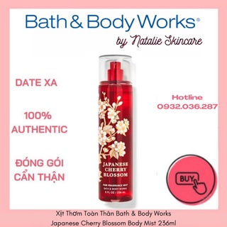 Xịt Thơm Toàn Thân Bath And Body Works Japanese Cherry Blossom Body Mist 236ml