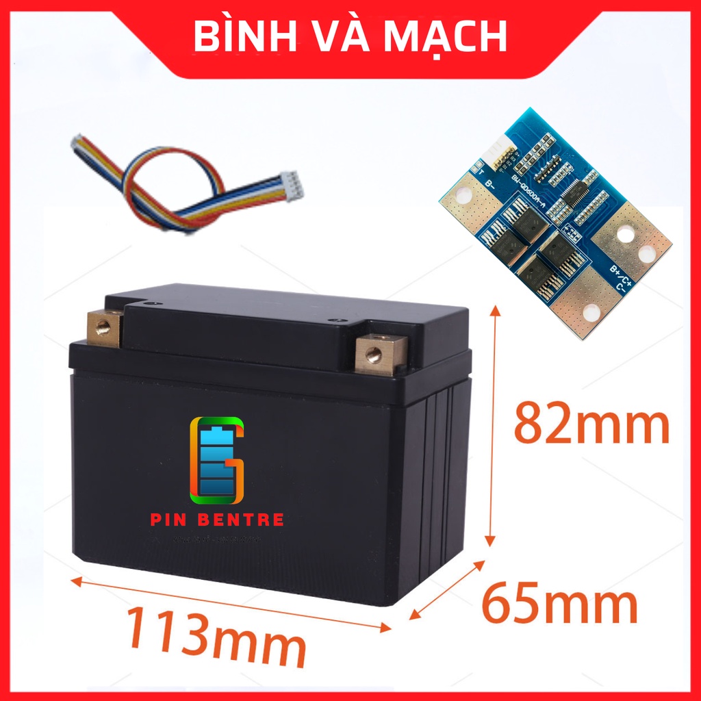 Mạch 4s 600A cho Pin sắt Phosphate chuyên đề Xe Máy ( Sạc Xả Chung )