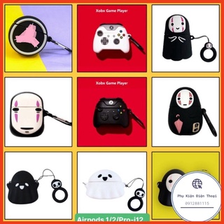 🍀Vỏ ốp case airpod airpods bảo vệ tai nghe không dây bluetooth 1/2/Pro/ Vỏ bao bọc Vô diện ma đựng tai nghe không dây