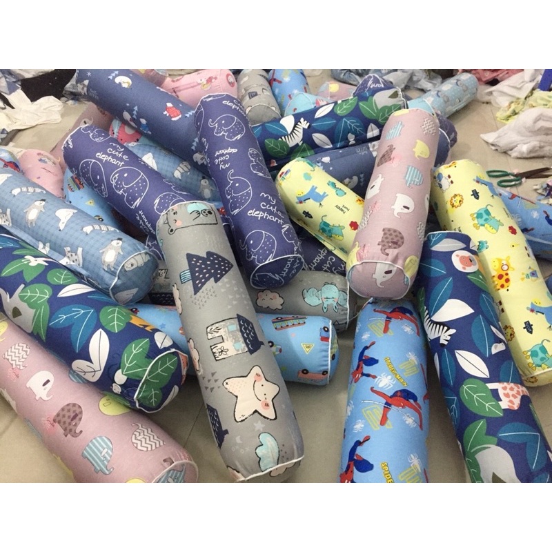 GỐI ÔM cho bé vải cotton 100%