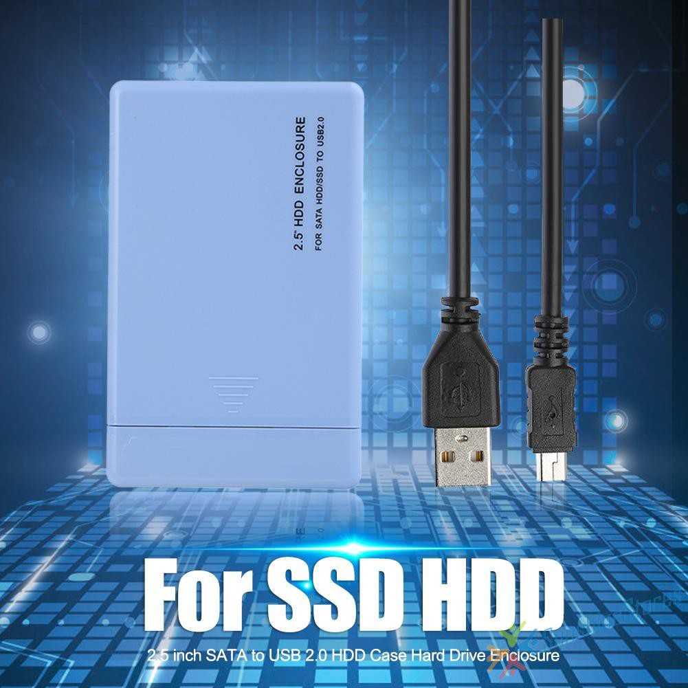 Hộp Đựng Ổ Cứng Ngoài 2.5 Inch Sata Sang Usb 2.0 | BigBuy360 - bigbuy360.vn