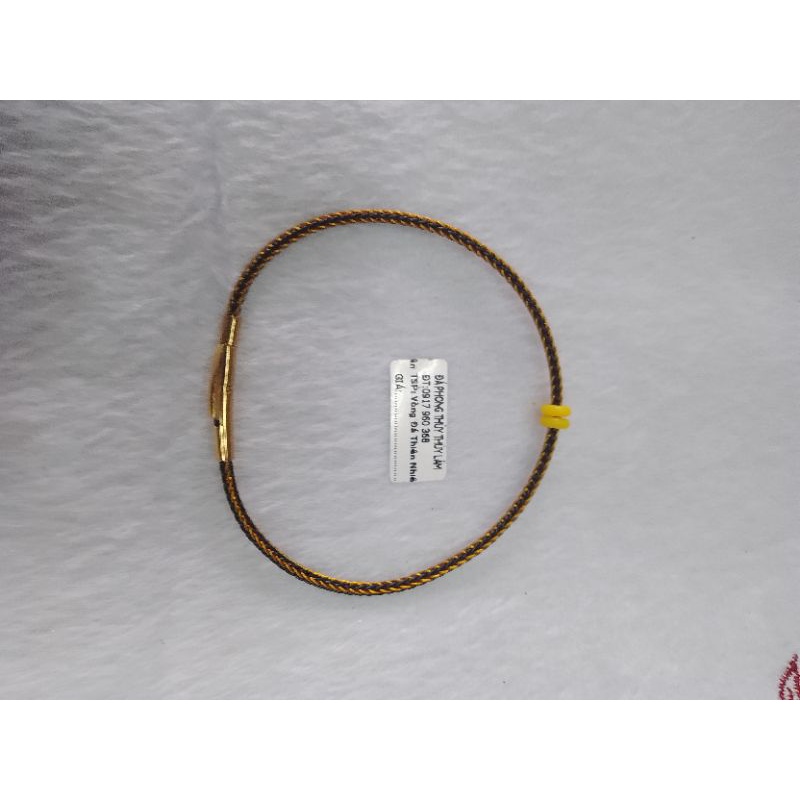 Vòng tay khóa bấm hàn quốc cao cấp dây cáp 2mm làm vòng đẹp