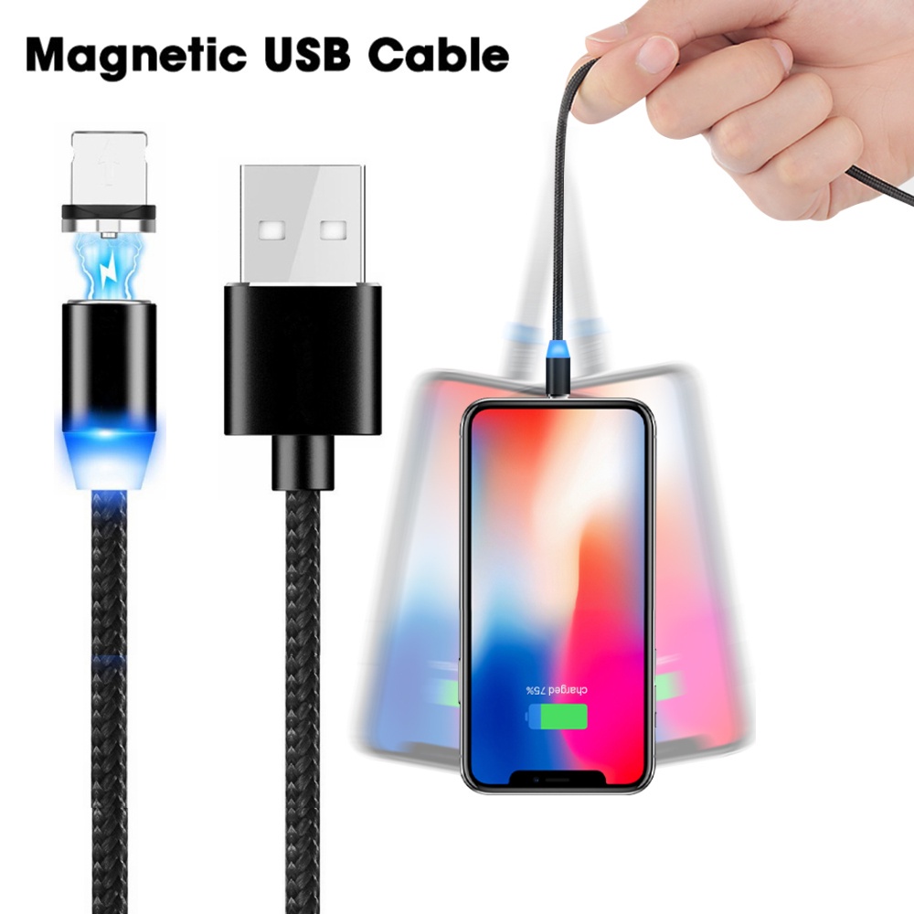 Cáp Sạc Nam Châm Cổng Micro USB / Type C Cho Điện Thoại Android