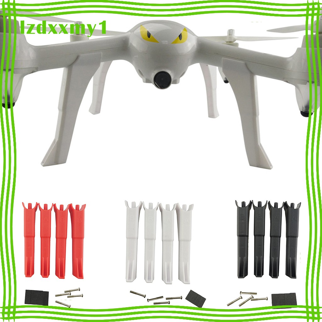 RC Set 4 Chân Đáp Màu Đỏ Cho Mjx B2C B2W Bugs 2