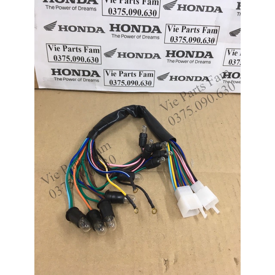 Bộ dây điện đồng hồ Wave nhỏ 2 bóng, Wave ZX