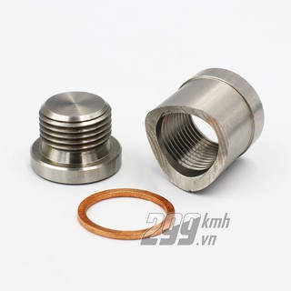 Ốc cảm biến Oxy inox 16ly