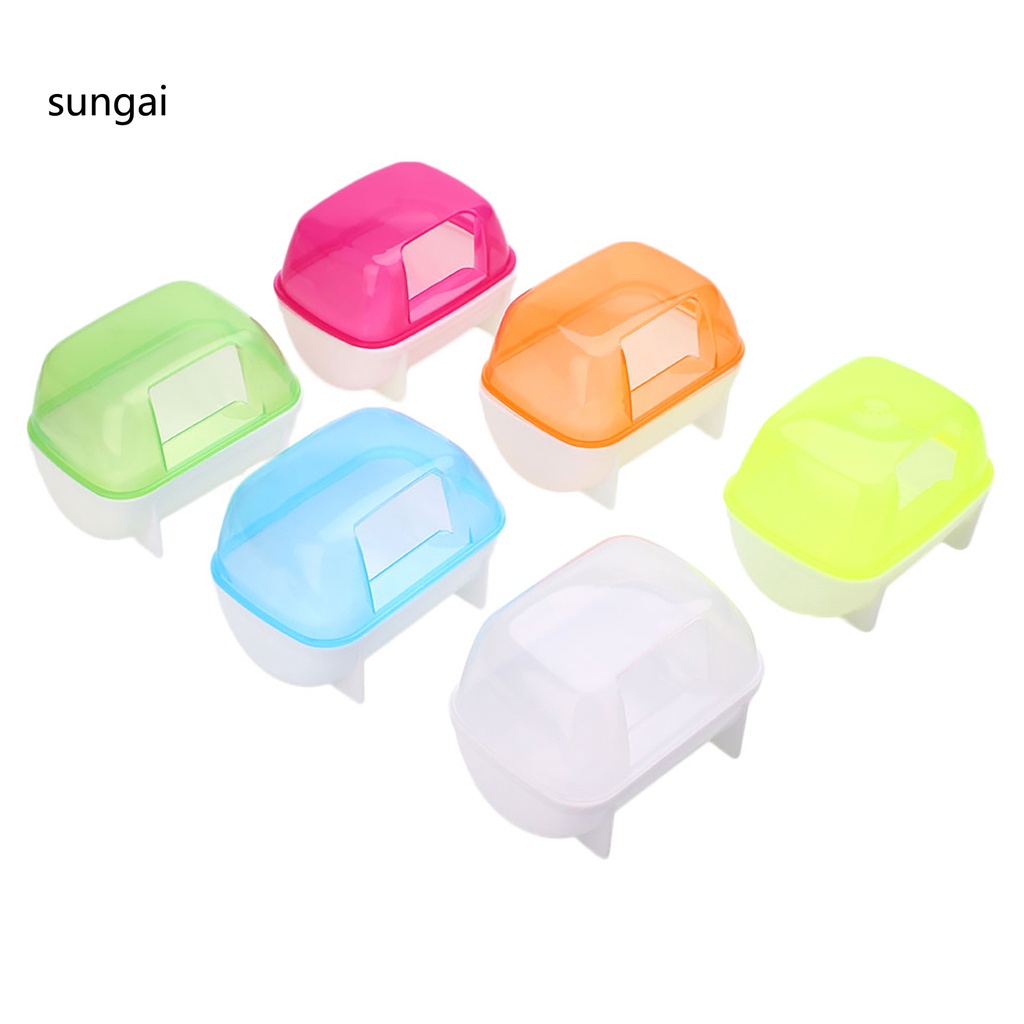 Bồn tắm bằng nhựa thoải mái cho thú cưng sóc chuột hamster