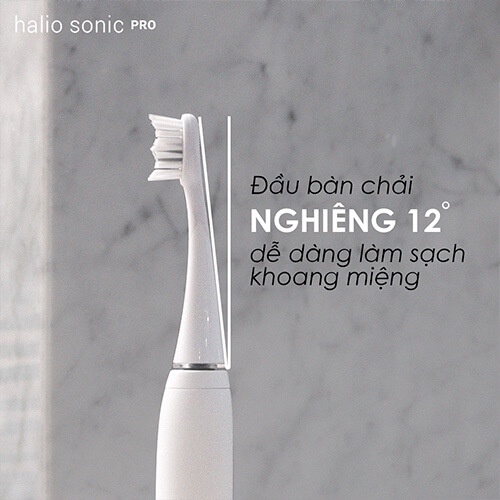 [Mã COSLXT5 giảm 10% đơn 600K] Combo Bàn chải điện Halio Sonic Whitening Toothbrush - White và 2 Đầu bàn chải thay thế