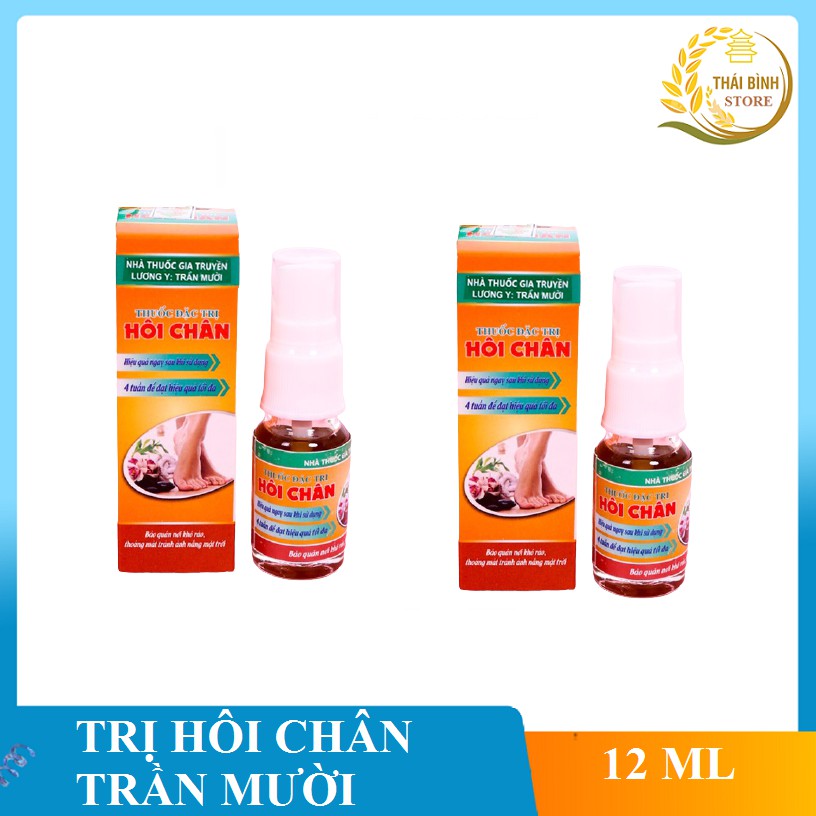 Khử mùi chân trần mười 12ml - xịt chống hôi chân hiệu quả