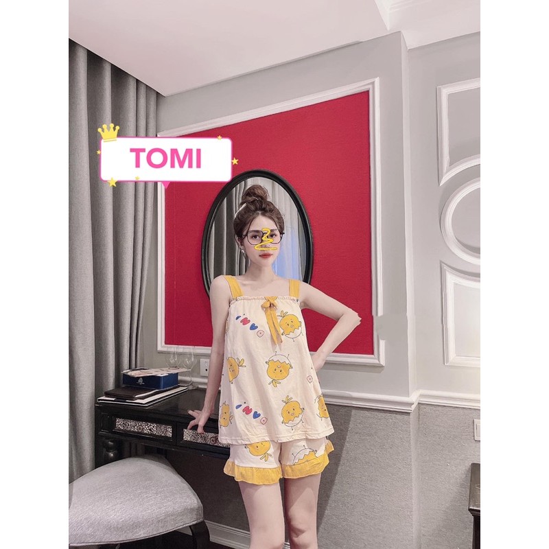 Bộ ngủ nữ hai dây trẻ trung - TOMI BOUTIQUE | BigBuy360 - bigbuy360.vn