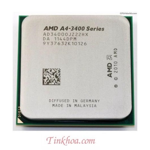 Bộ vi xử lý CPU AMD A4-3400 SK FM1 Cũ CPU23.