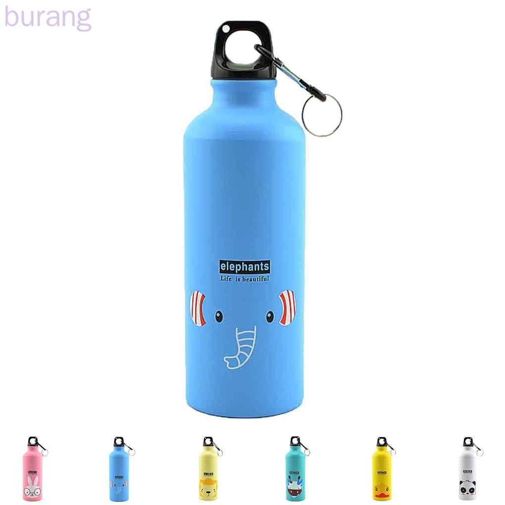 Bình Đựng Nước 500ml Chất Liệu Hợp Kim Nhôm Họa Tiết Hoạt Hình Đáng Yêu