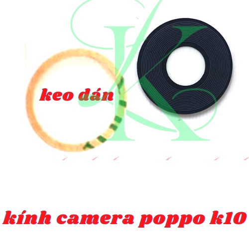 Kính camera oppo k10 kèm keo dán