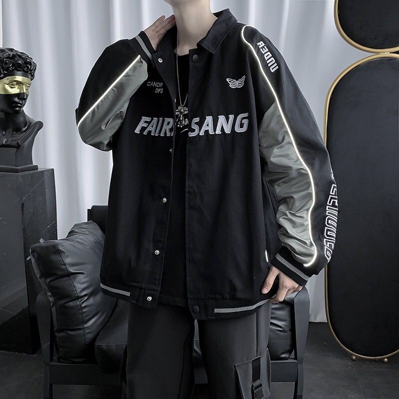 Áo Khoác Bóng Chày Cổ Vuông Dáng Rộng Thời Trang 2020 Cho Nam | BigBuy360 - bigbuy360.vn