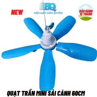 Quạt trần JINY 5 cánh sải cánh 60cm siêu mát tiết kiệm điện bảo hành 12 tháng
