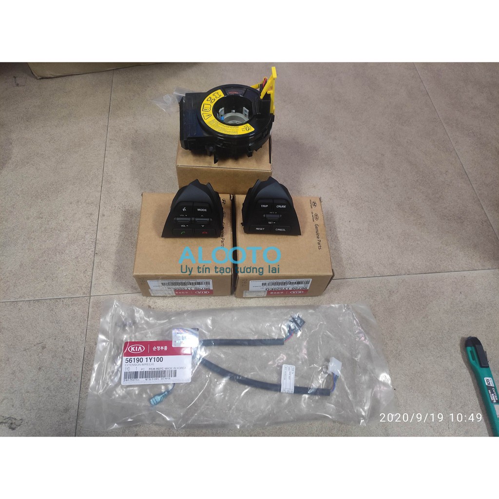 Cruise control + khiển vô lăng kia morning 2015-2020 hàng chính hãng mobis bảo hành 2 năm