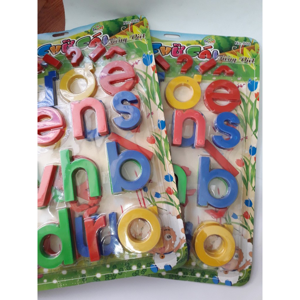 Bộ chữ cái tiếng việt bằng nhựa