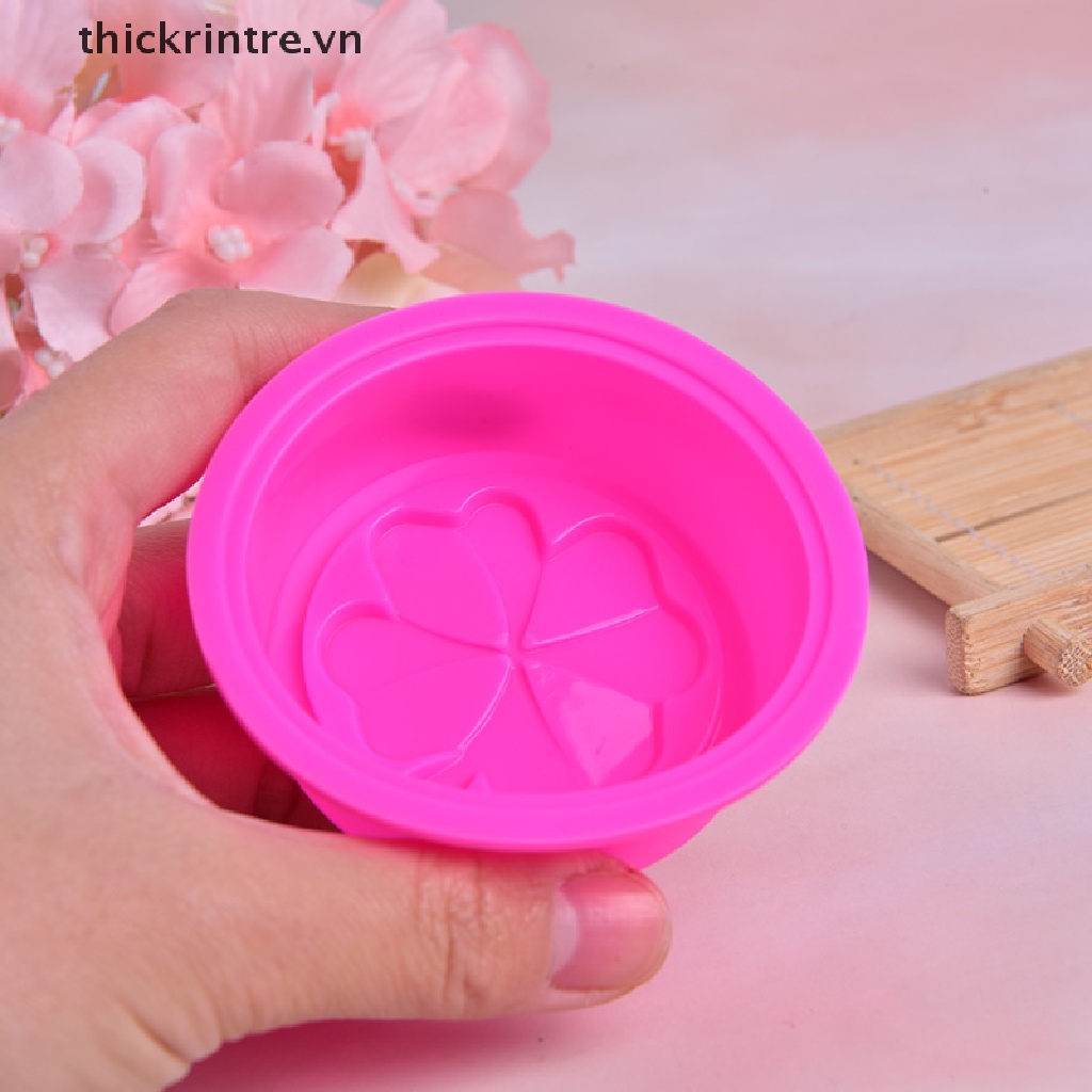 Khuôn Silicone Làm Bánh Hình Cỏ Bốn Lá Xinh Xắn