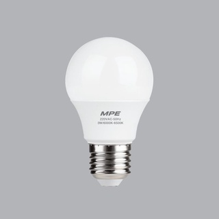 ĐÈN LED BULB 3W MPE LBD-3 (AS Trắng và Vàng)
