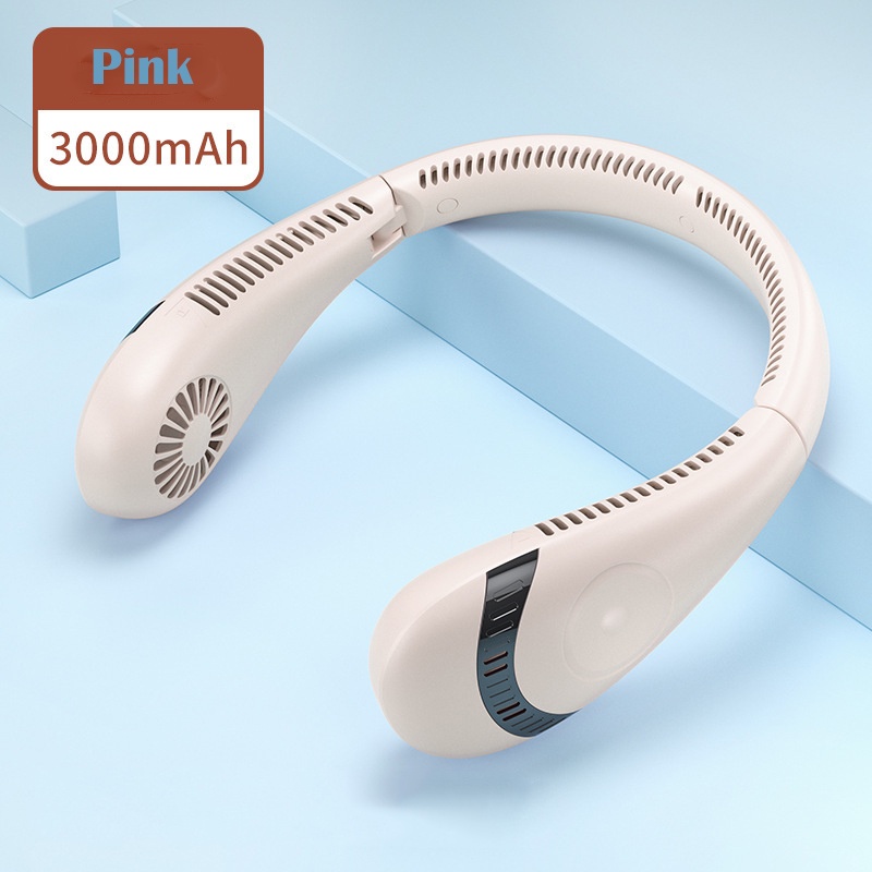 Quạt đeo cổ Fnelse dạng gập không cánh thiết kế sạc usb tiện dụng cho học sinh