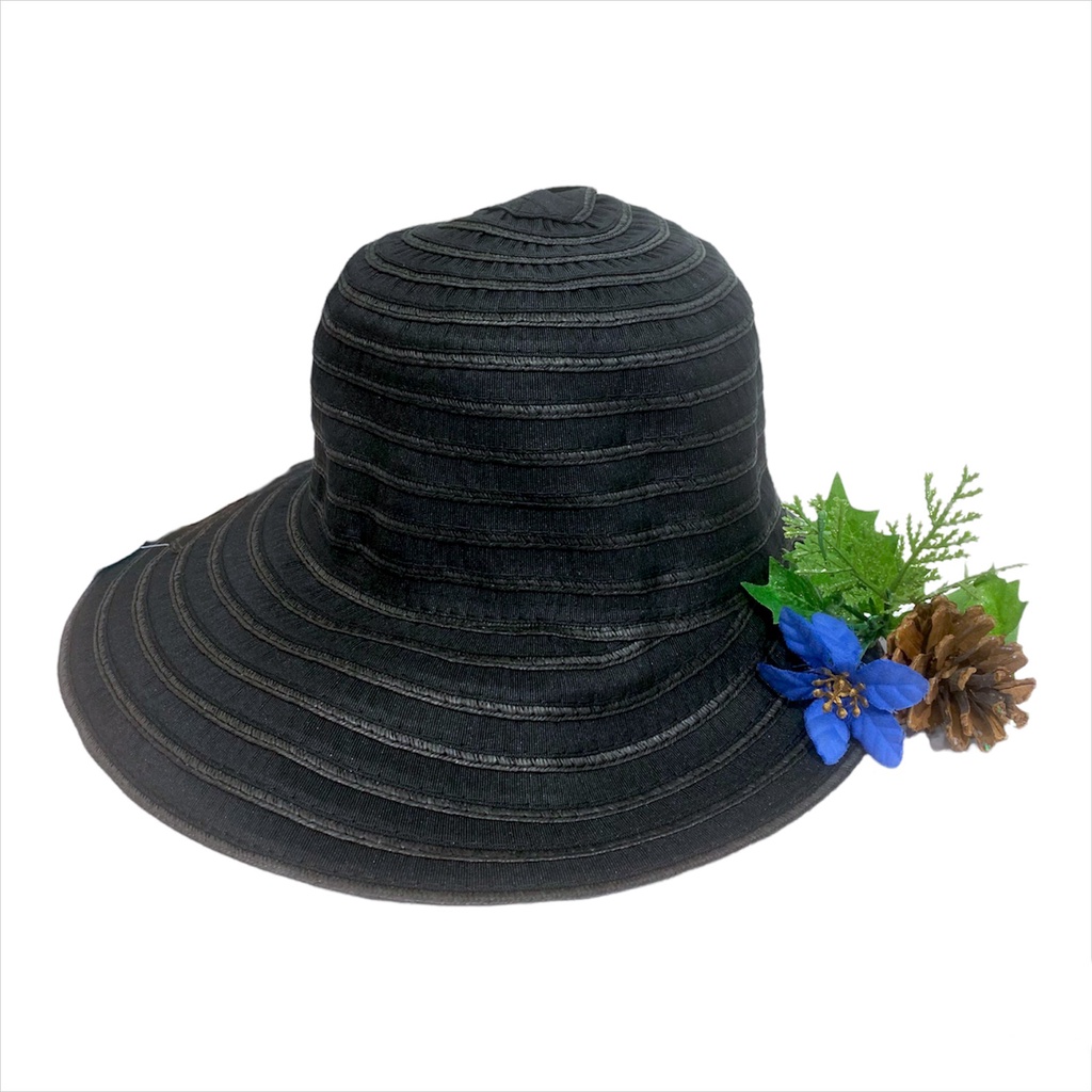 Daiso Mũ Vành Rộng 57cm màu Đen số 15