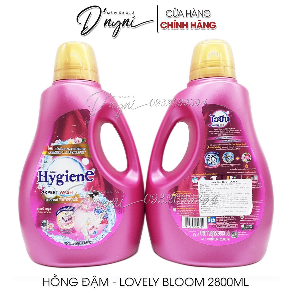 Nước Giặt Quần Áo Đậm Đặc Hygiene Expert Wash 2800ml Thái Lan
