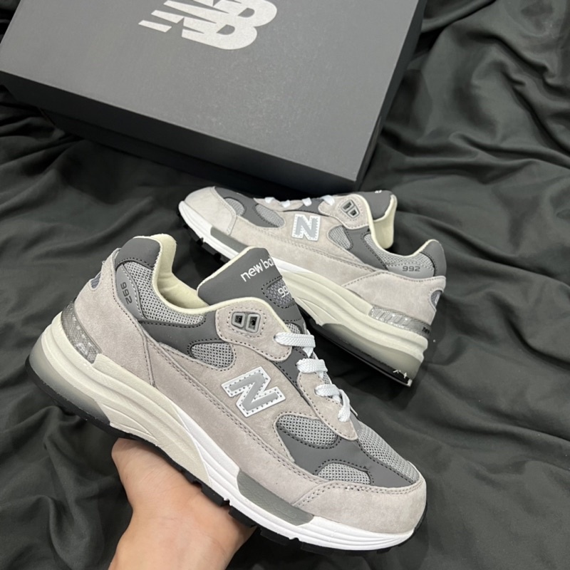 GIÀY NEW.BALANCE 992 XÁM GREY DA LỘN LAI AU SC