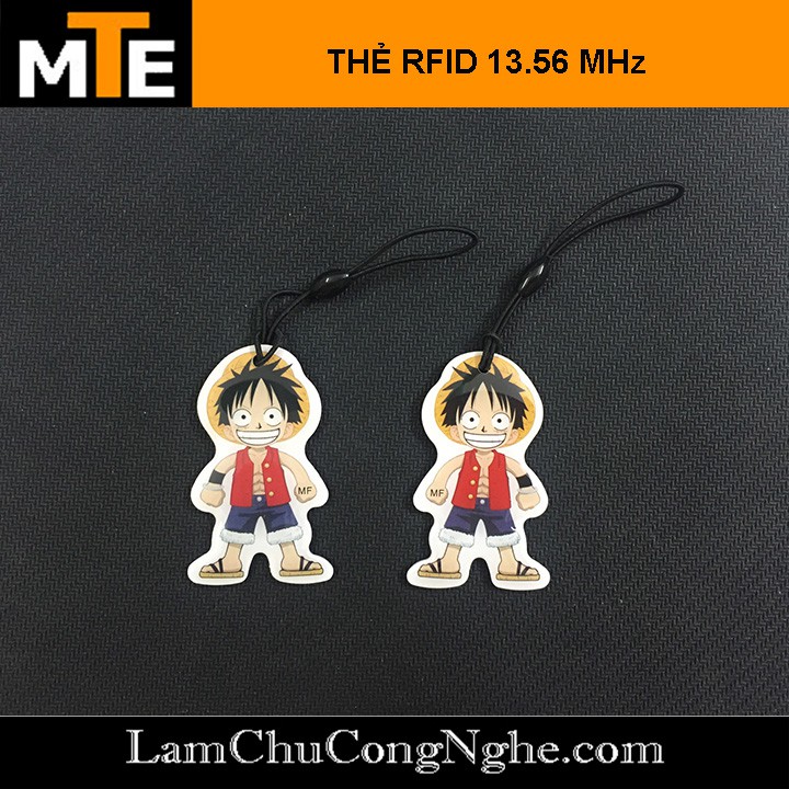 Thẻ RFID 13.56Mhz - Móc khóa hình ngộ nghĩnh Sao Chép Được thẻ từ ra vào, thẻ thang máy có tần số 13.56mhz