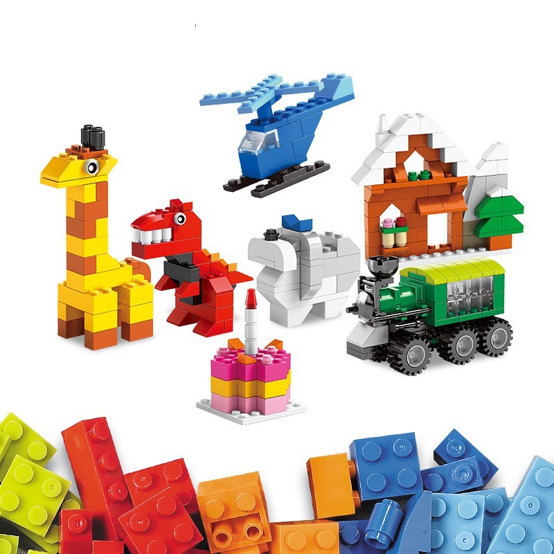 Bộ đồ chơi lego 1000 chi tiết lắp ghép sáng tạo cho bé