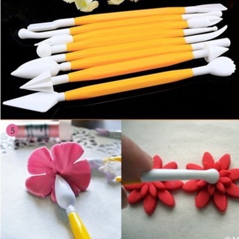Bộ 8 cây tạo hình 16 đầu dùng tạo hình đất sét,làm bánh v.v...