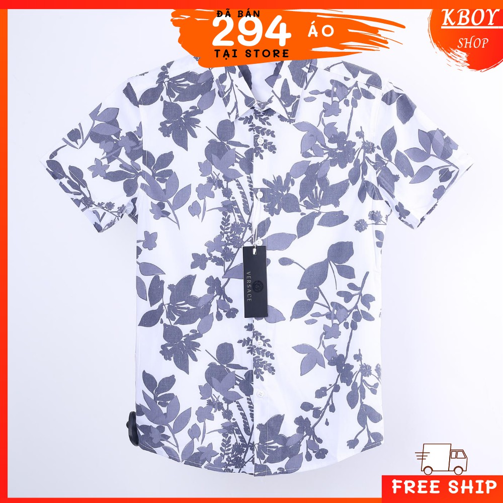 Áo sơ mi nam hoa tiết, hàng quãng châu loại 1, Hai màu trắng/đen .Không xù, không phai màu (TayD-TayN)  - T8731 | BigBuy360 - bigbuy360.vn