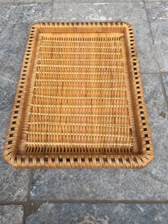 Khay mây chữ nhật