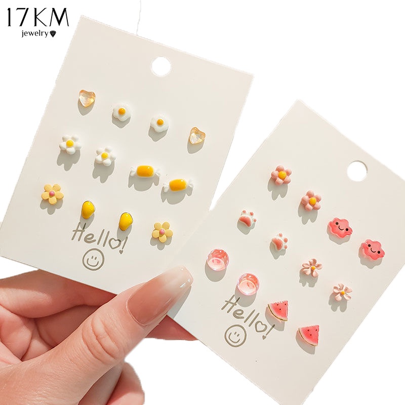 Bộ Khuyên Tai Đinh Tán Mini Kiểu Đơn Giản Thời Trang Chất Lượng Cao 2022 Cho Nữ