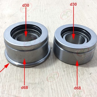 Vòng bi trục đứng bộ phận lái (bạc đạn) EQ240, xe 2 cầu 4.6-6 tấn. Bộ 2 cái có gờ và không có gờ.