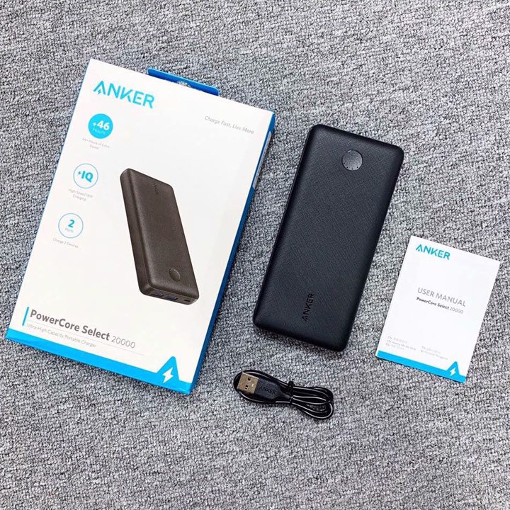 Pin sạc dự phòng ANKER PowerCore Select 20000mAh - A1363