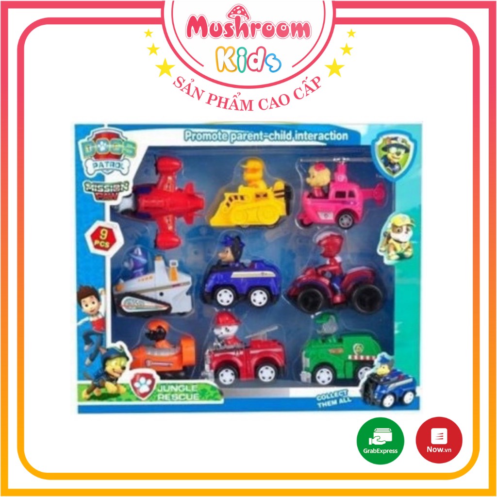 Hộp Đồ Chơi Chó Cứu Hộ Paw Patrol Chạy Trớn Dành Cho Bé