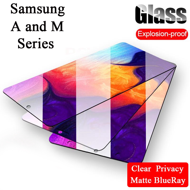 Kính Cường Lực Bảo Vệ Màn Hình Chống Nhìn Trộm Cho Samsung Galaxy A12 A02s M11 M21 M51 A01Core A11 A21s A31 A42