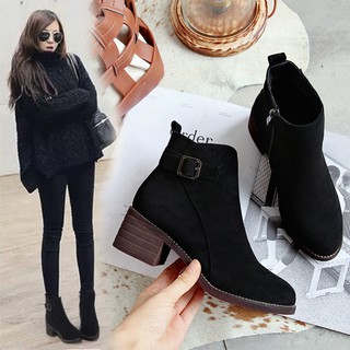 Tính năng❤Giày bốt cao gót thời trang dành cho nữ