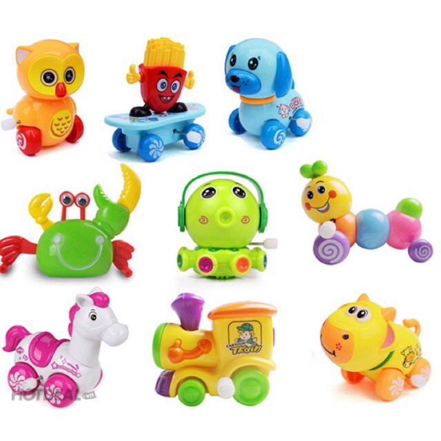 ĐỒ CHƠI CON THÚ CHẠY CÓT(CÁC HÌNH) COMBO 3 CON