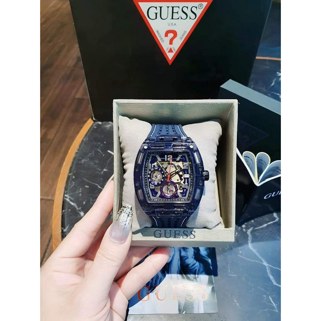 Đồng Hồ Unisex Guess Cho Cả Nam Và Nữ,Size:43mm,Phiên Bản Mới Toanh,Mạnh Mẽ Hơn,Cá Tính Hơn