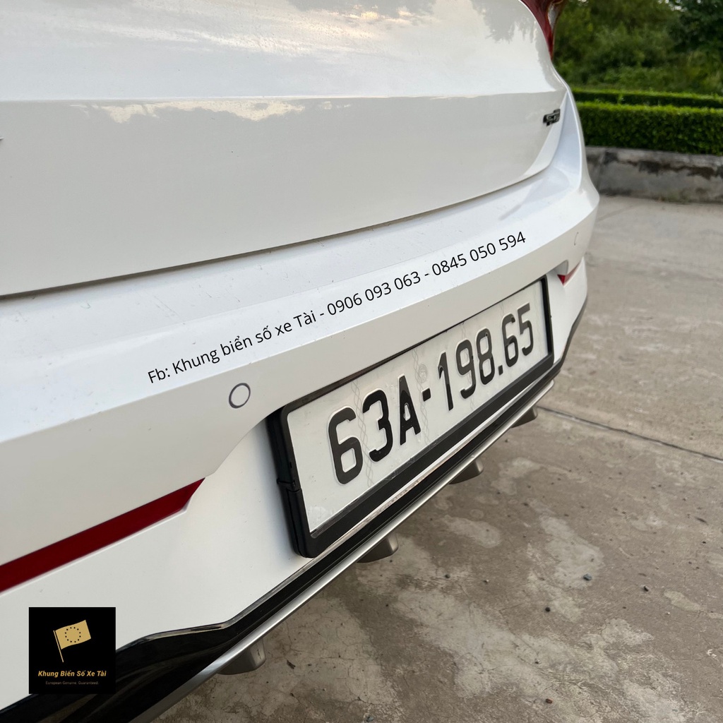 Khung biển số dài xe ô tô Châu Âu Wurth phiên bản cho biển dài form mới.