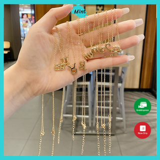 Dây Chuyền 12 Cung Hoàng Đạo ❤️FREESHIP❤️ Vòng Cổ Đặc Biệt Thiết Kế Theo Cung Hoàng Đạo